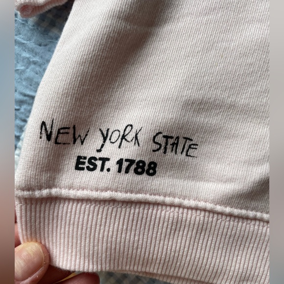 Zara Vibrant Pink Kids' Shorts and New York City sweatshirt set - Picture 6 of 8